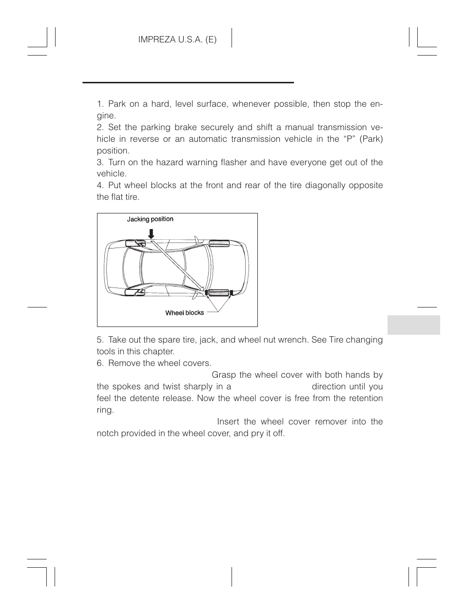 Subaru Impreza 2.2L MT User Manual | Page 239 / 328