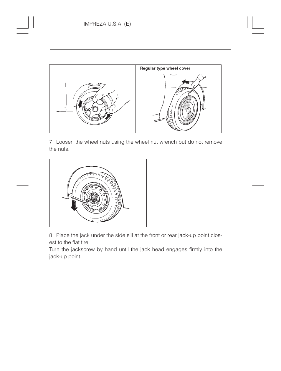 Subaru Impreza 2.2L MT User Manual | Page 240 / 328