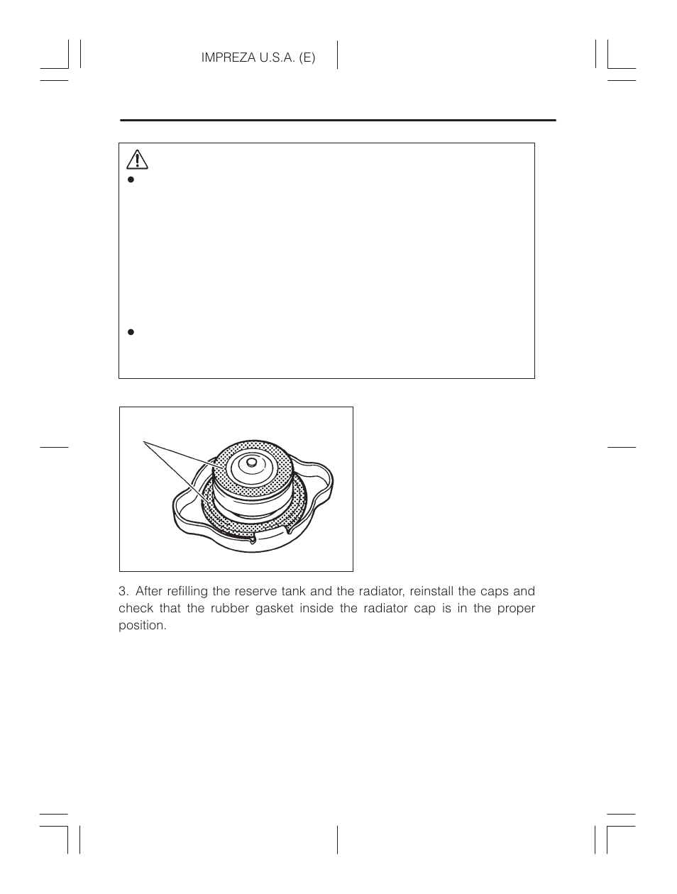 Caution | Subaru Impreza 2.2L MT User Manual | Page 270 / 328