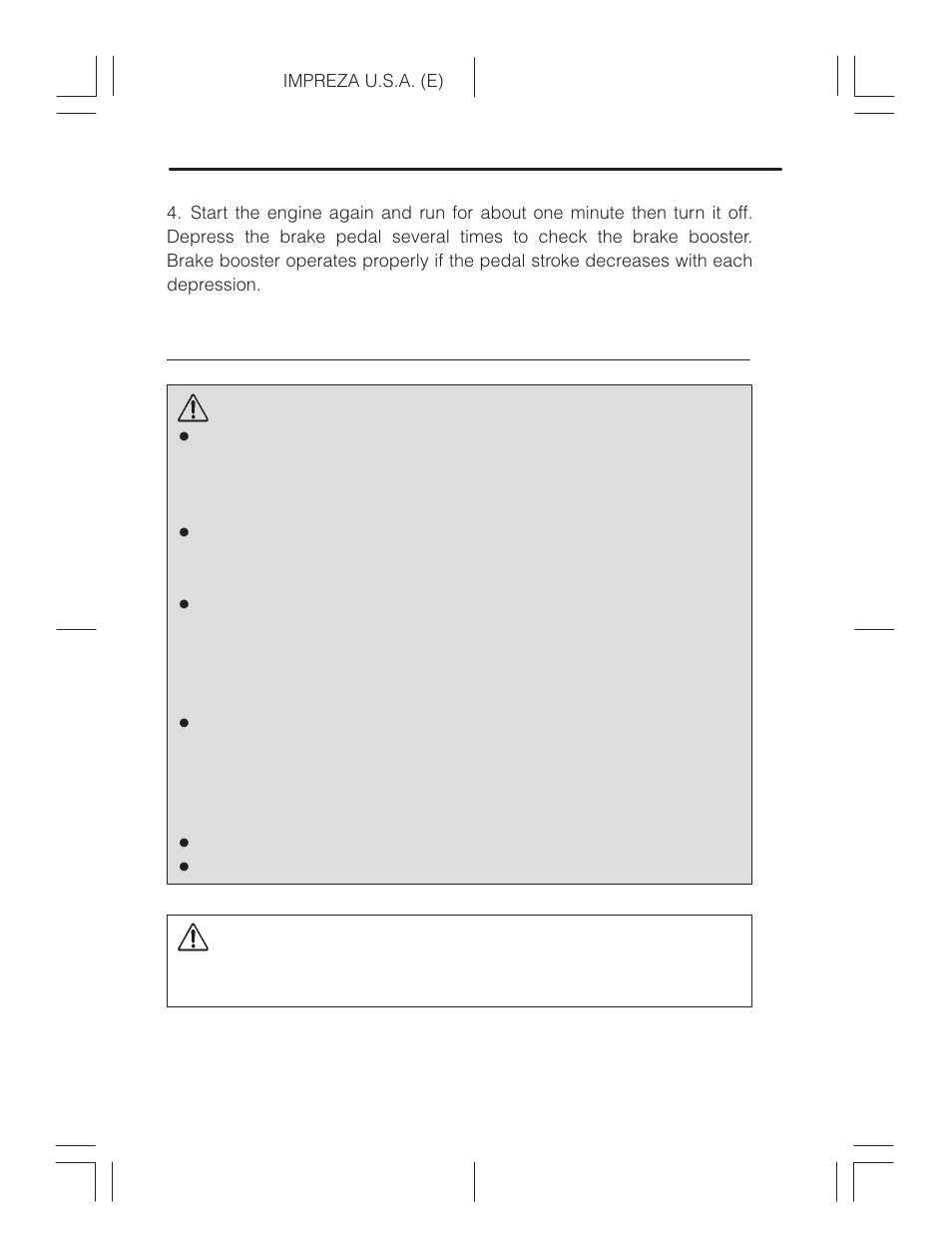 Battery, Warning, Caution | Subaru Impreza 2.2L MT User Manual | Page 288 / 328