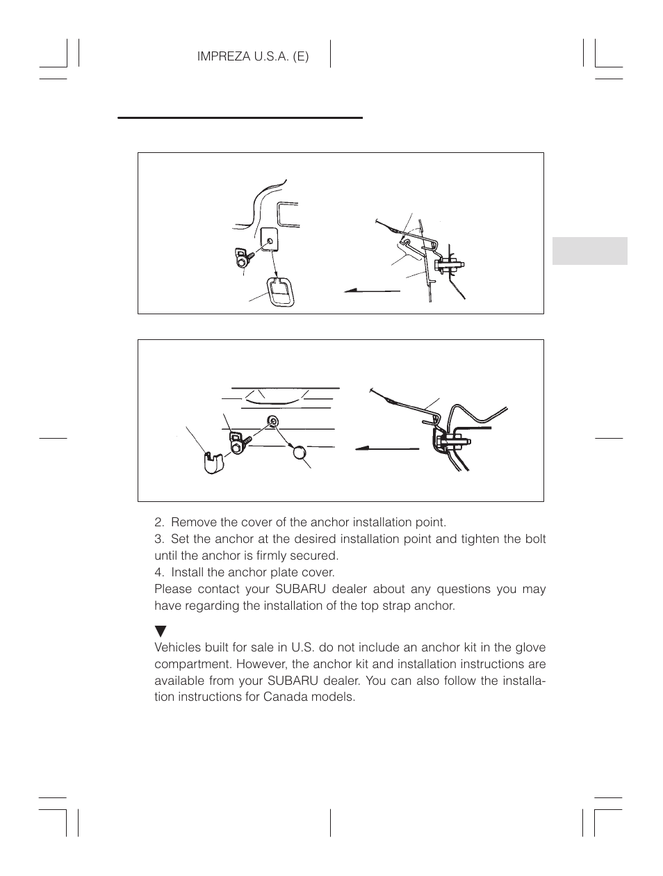 Subaru Impreza 2.2L MT User Manual | Page 93 / 328