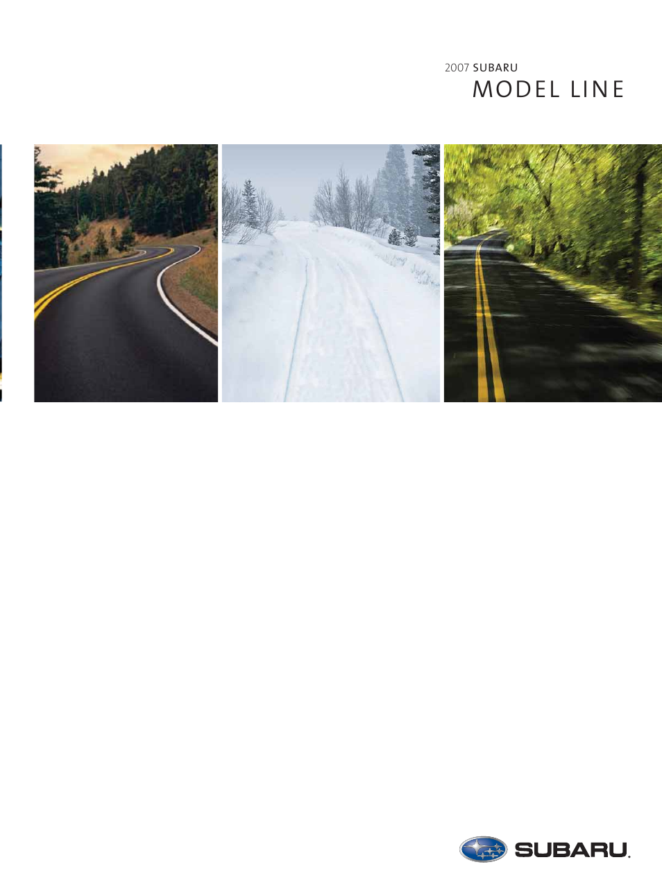 Subaru 2007 B9 Tribeca User Manual | 19 pages