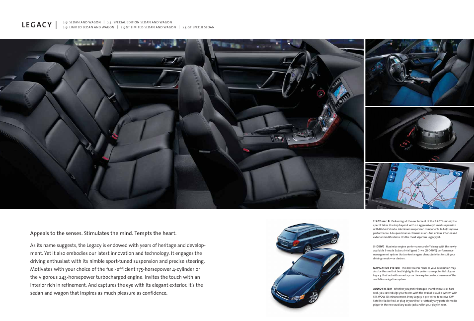 Legac y | Subaru 2007 B9 Tribeca User Manual | Page 10 / 19