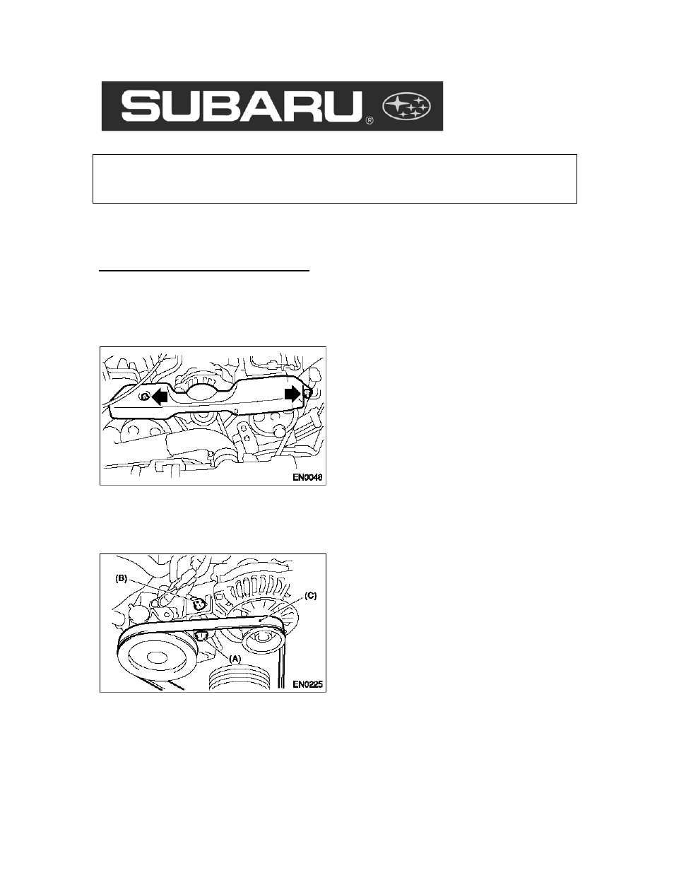 Sti performance timing belt, Timing belt installation instructions | Subaru STi TIMING BELT User Manual | Page 2 / 19