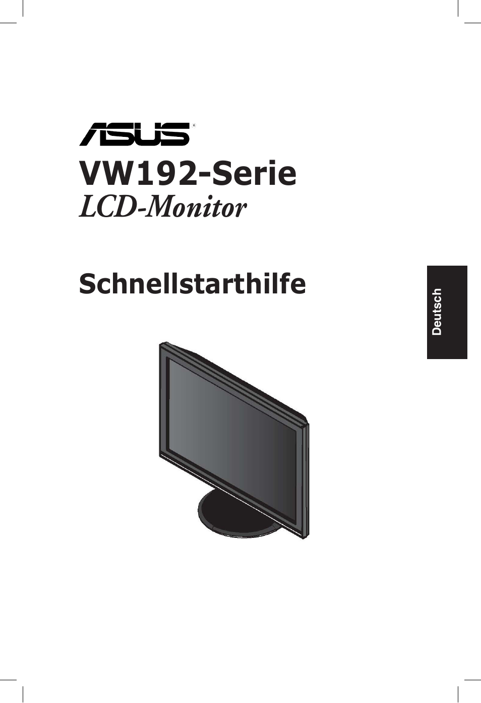 Vw192-serie lcd-monitor | Asus vw192 User Manual | Page 11 / 86