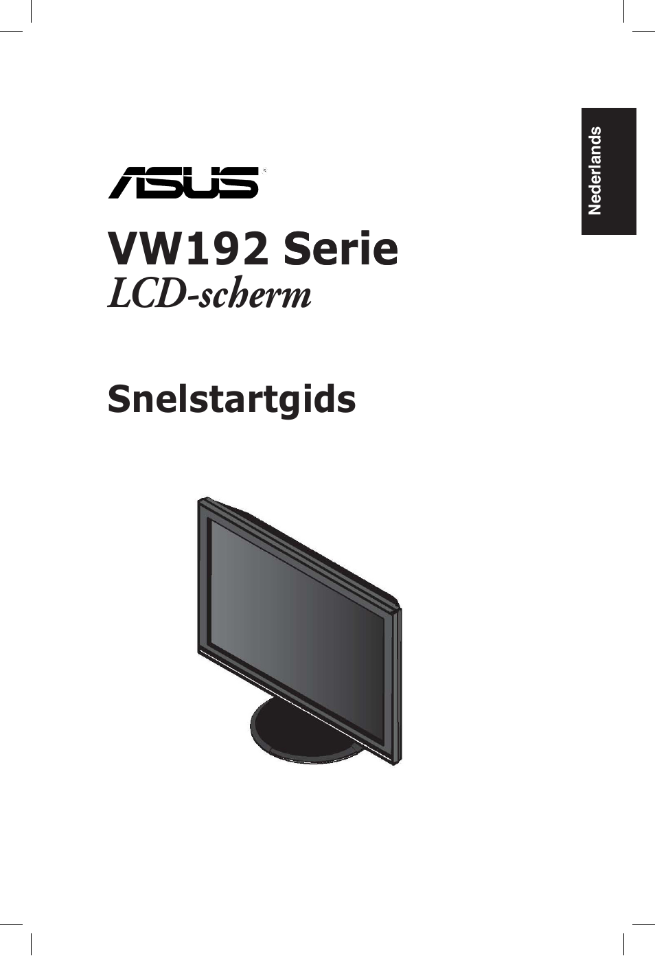 Vw192 serie serie lcd-scherm | Asus vw192 User Manual | Page 27 / 86