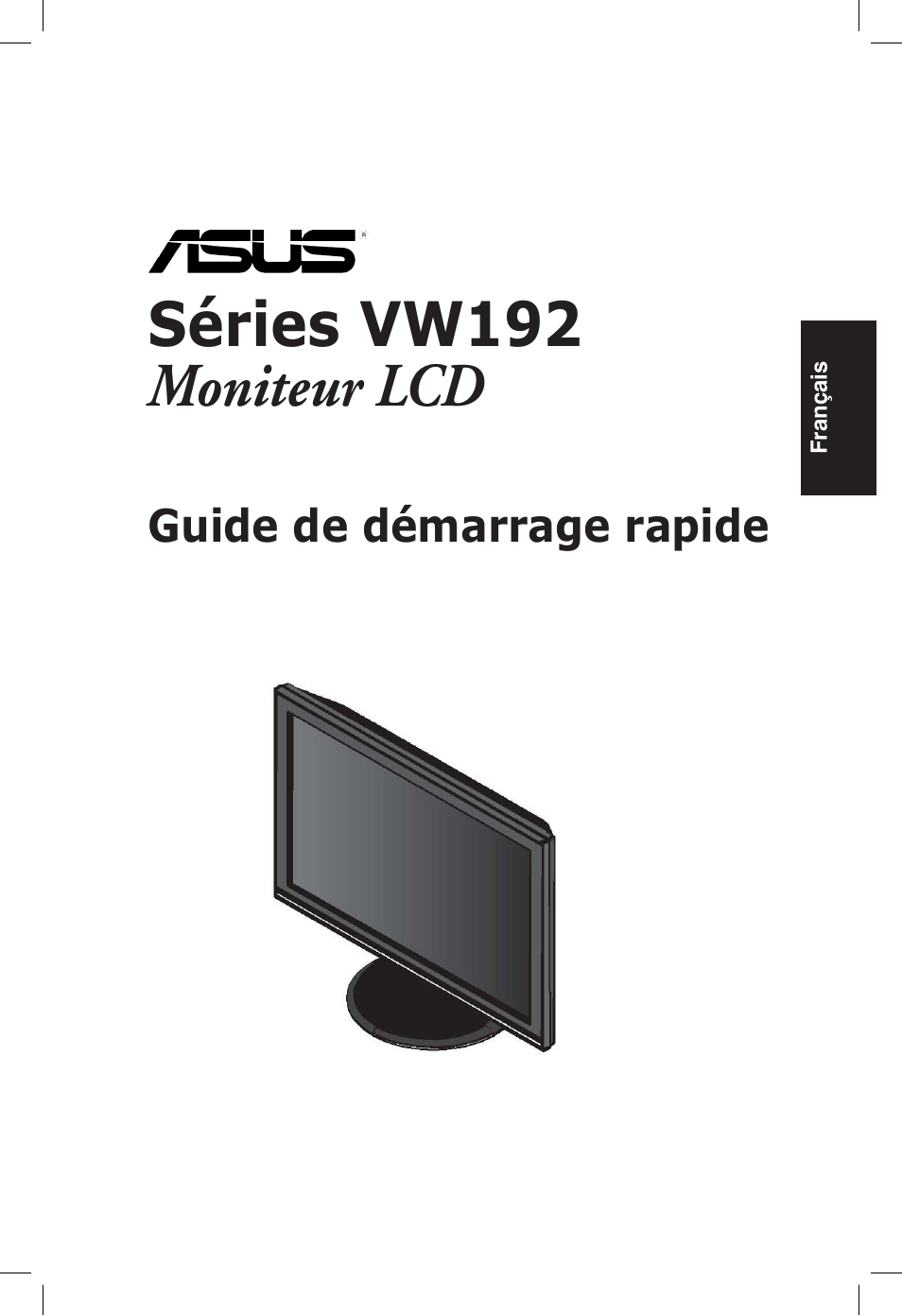 Séries vw192 moniteur lcd | Asus vw192 User Manual | Page 7 / 86