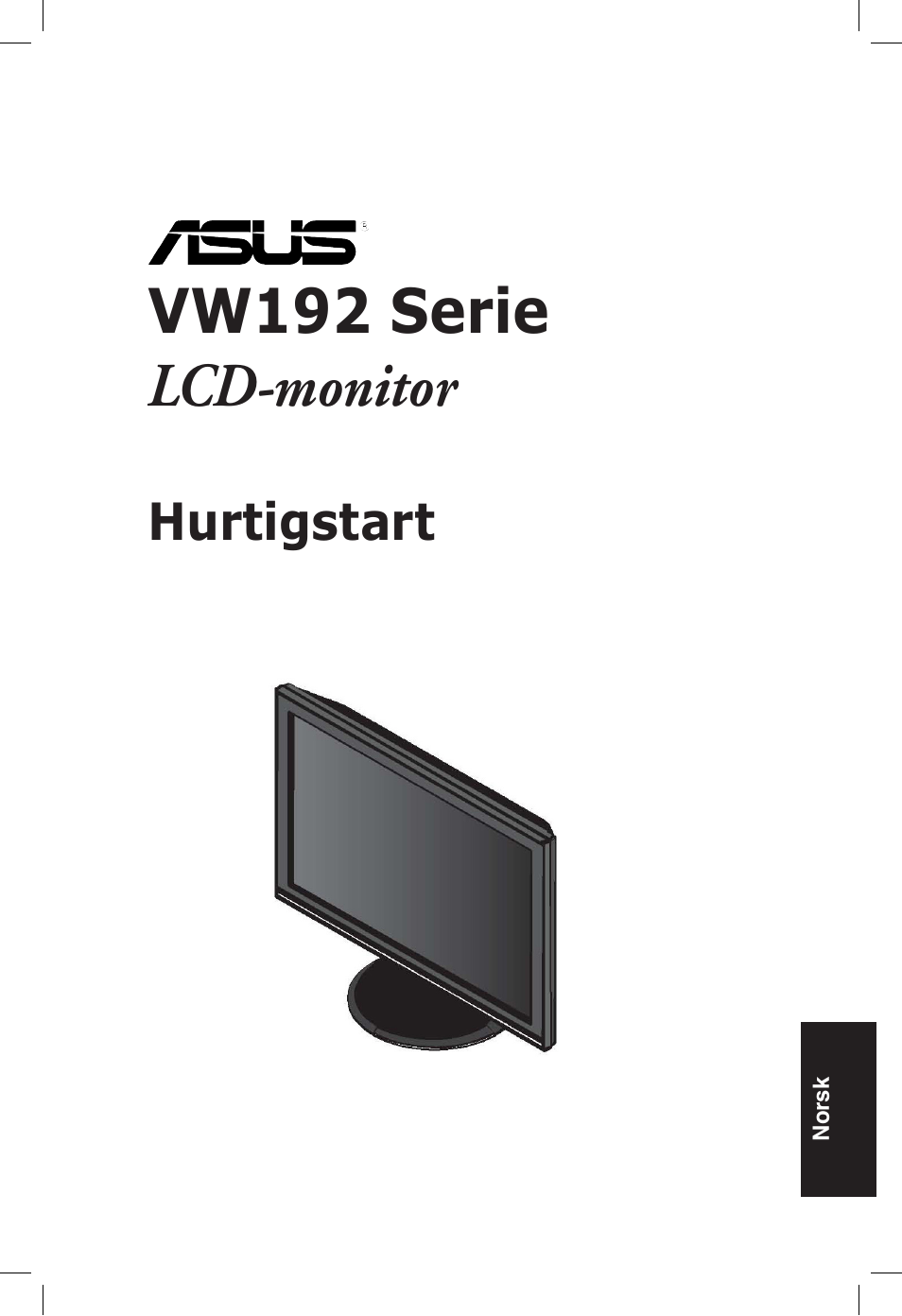 Vw192 serie lcd-monitor | Asus vw192 User Manual | Page 71 / 86