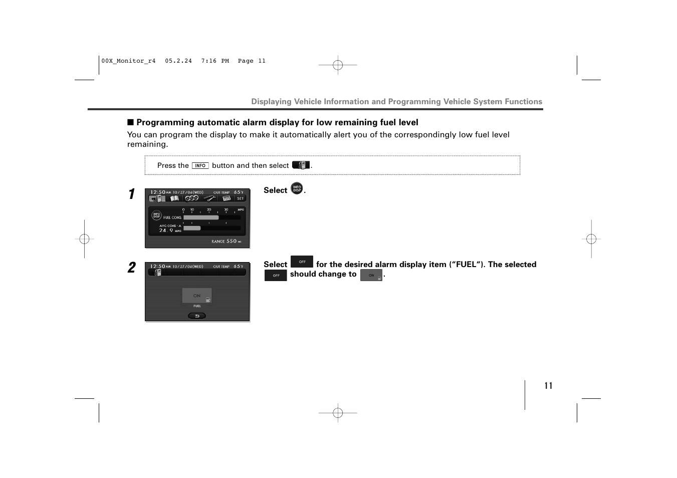 Level | Subaru Monitor User Manual | Page 10 / 42