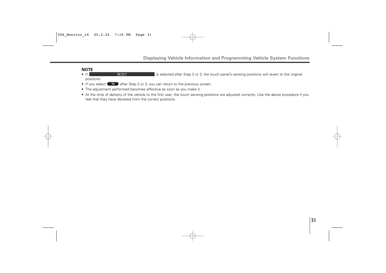 Subaru Monitor User Manual | Page 30 / 42