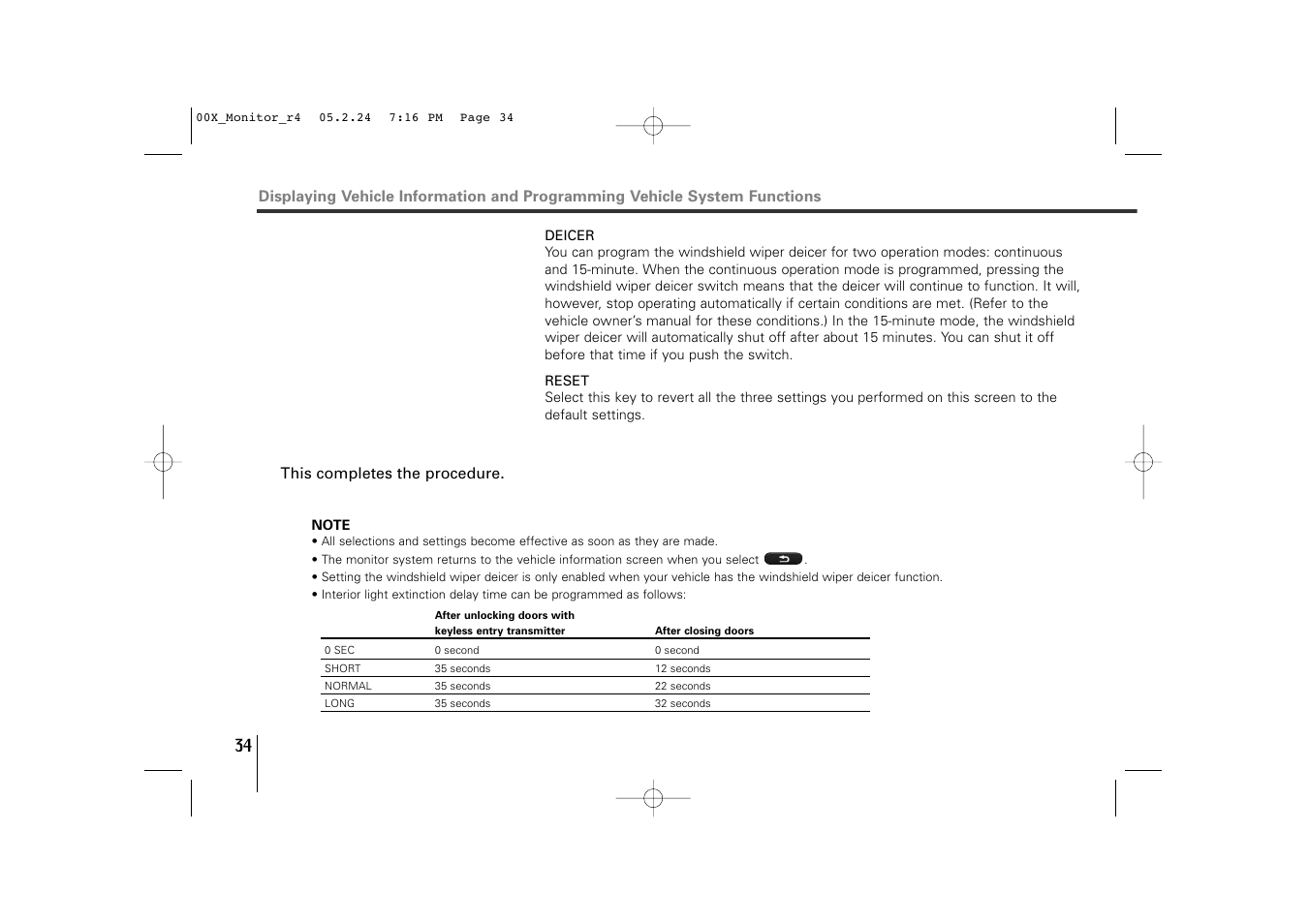 Subaru Monitor User Manual | Page 33 / 42