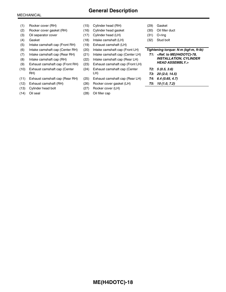 Me(h4dotc)-18, General description | Subaru Impreza 2004 User Manual | Page 19 / 56