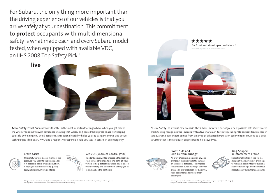 Live | Subaru Impreza Premium Outback Sport User Manual | Page 12 / 19