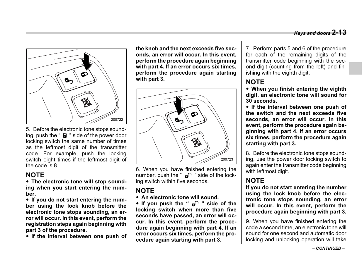 Subaru A3100BE User Manual | Page 107 / 376