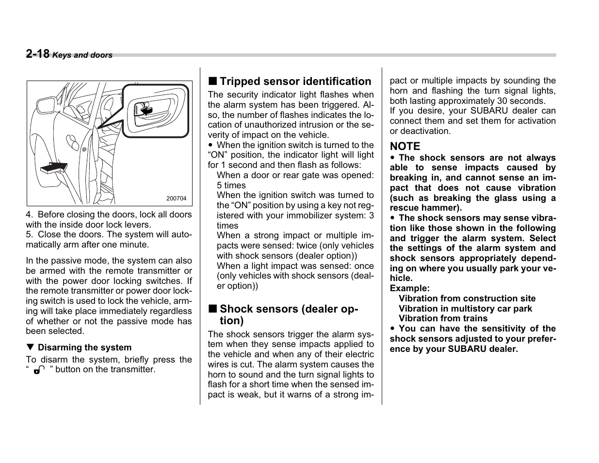 Subaru A3100BE User Manual | Page 112 / 376