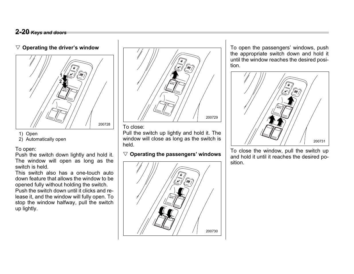 Subaru A3100BE User Manual | Page 114 / 376