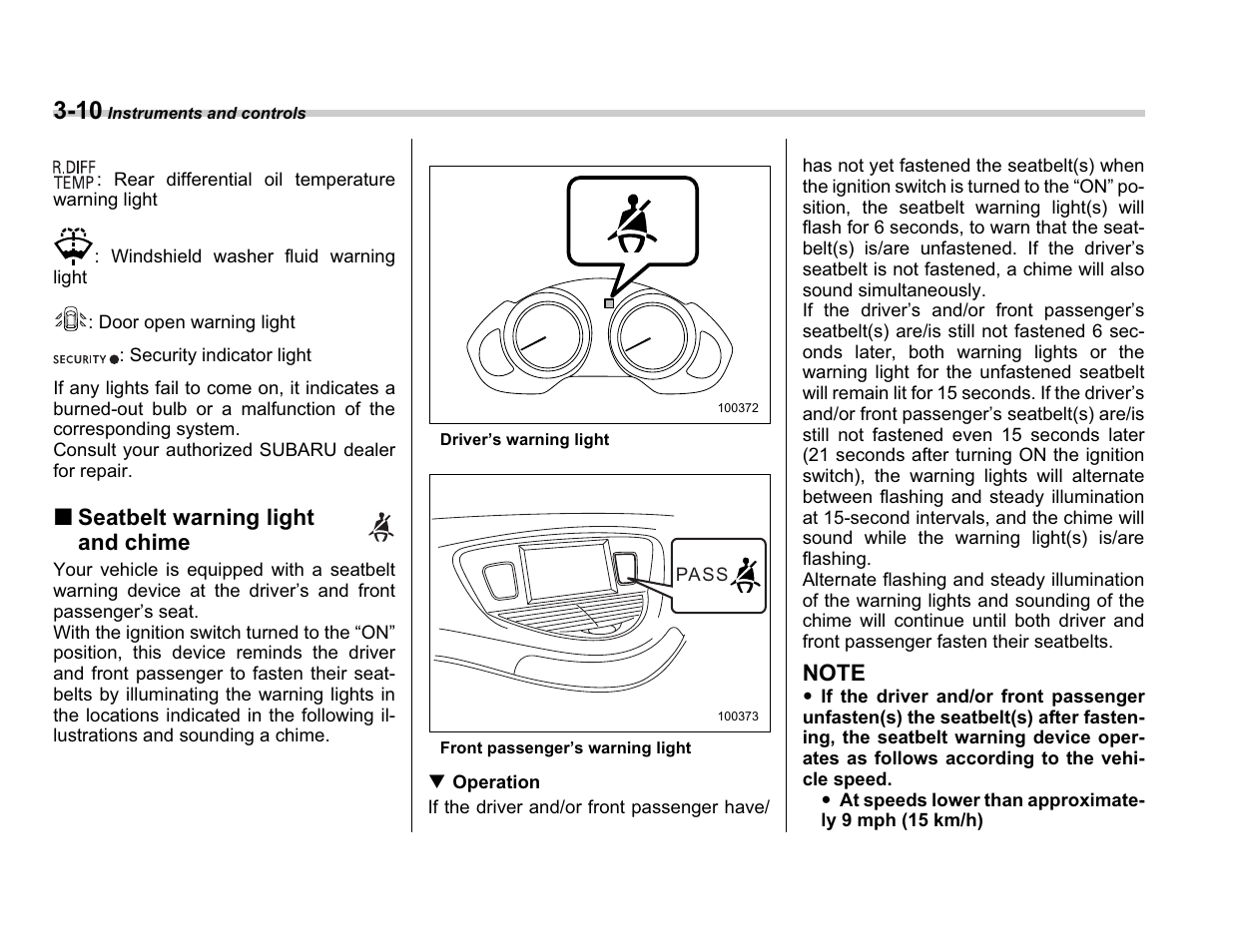 Subaru A3100BE User Manual | Page 130 / 376