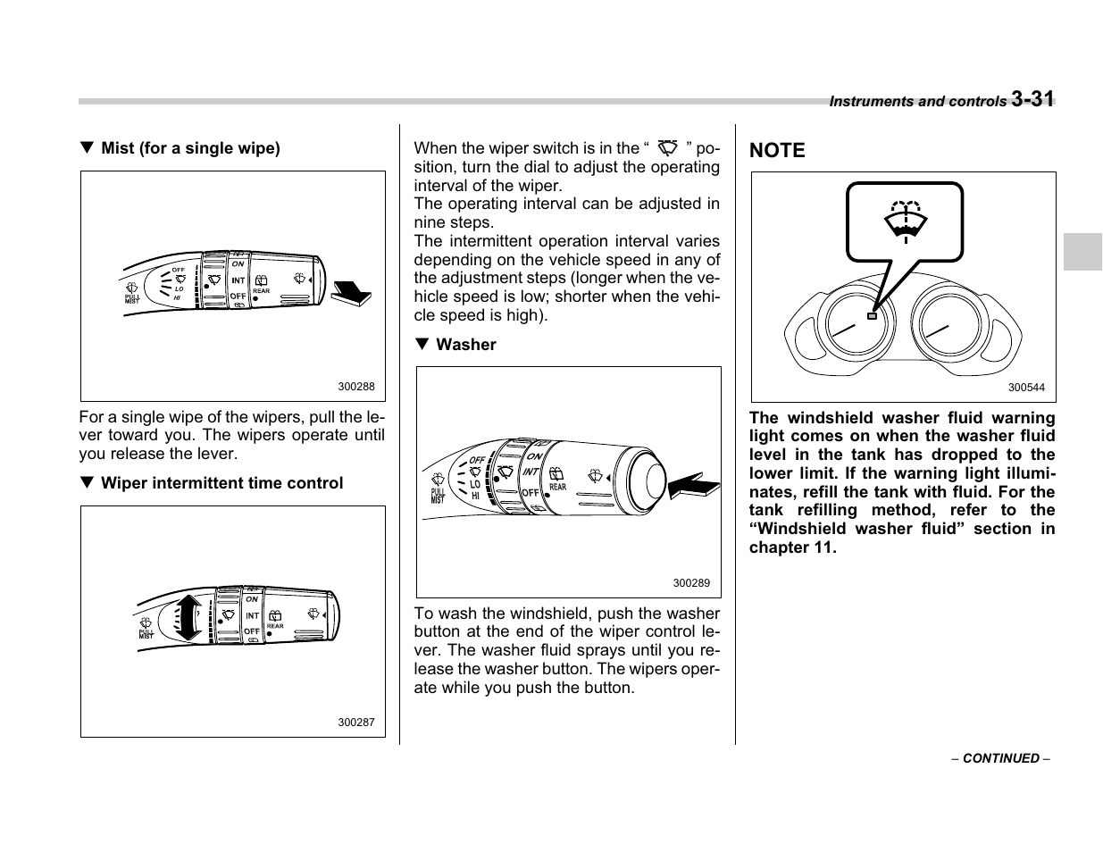 Subaru A3100BE User Manual | Page 151 / 376
