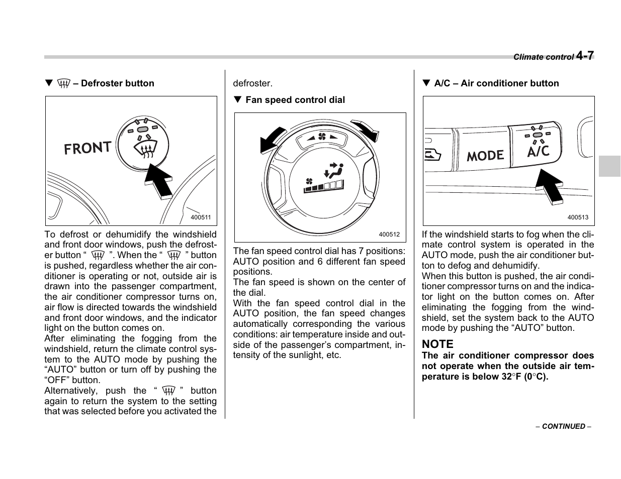 Subaru A3100BE User Manual | Page 165 / 376