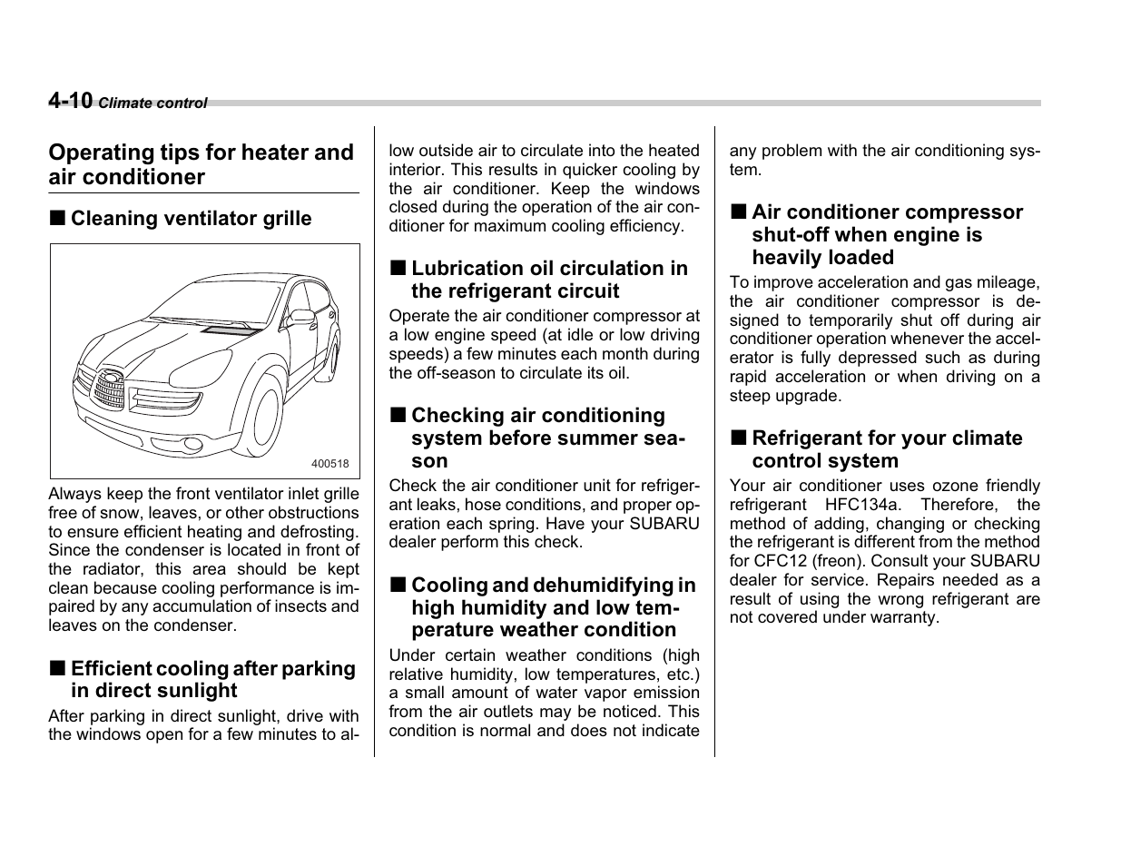Subaru A3100BE User Manual | Page 168 / 376