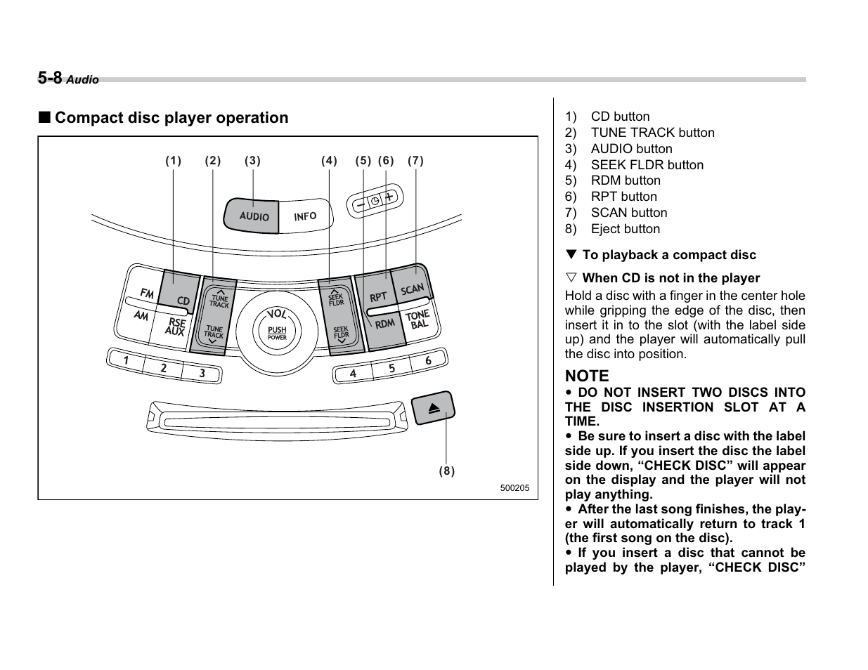 Subaru A3100BE User Manual | Page 178 / 376