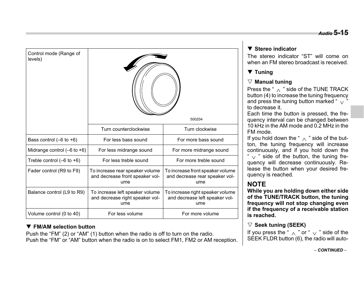 Subaru A3100BE User Manual | Page 185 / 376