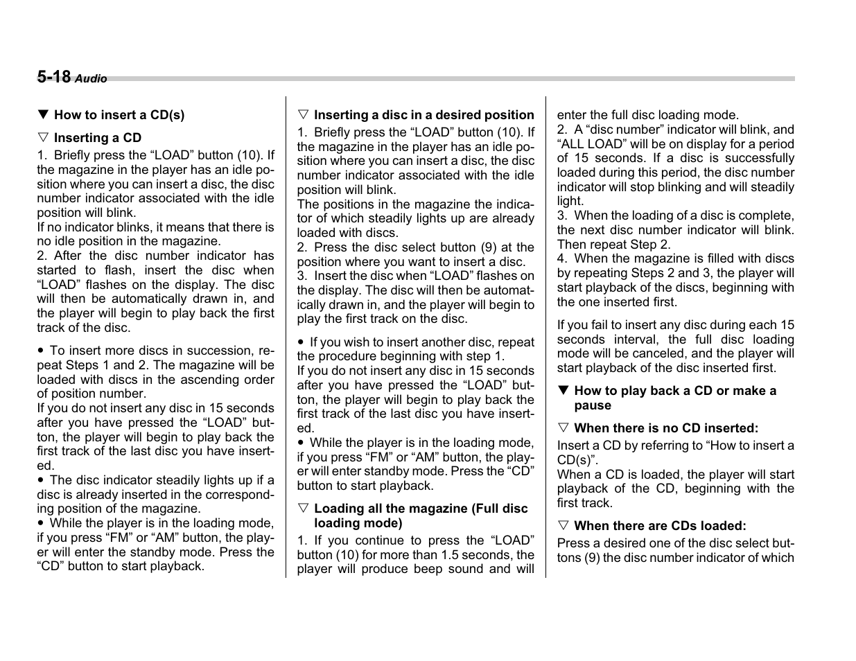 Subaru A3100BE User Manual | Page 188 / 376