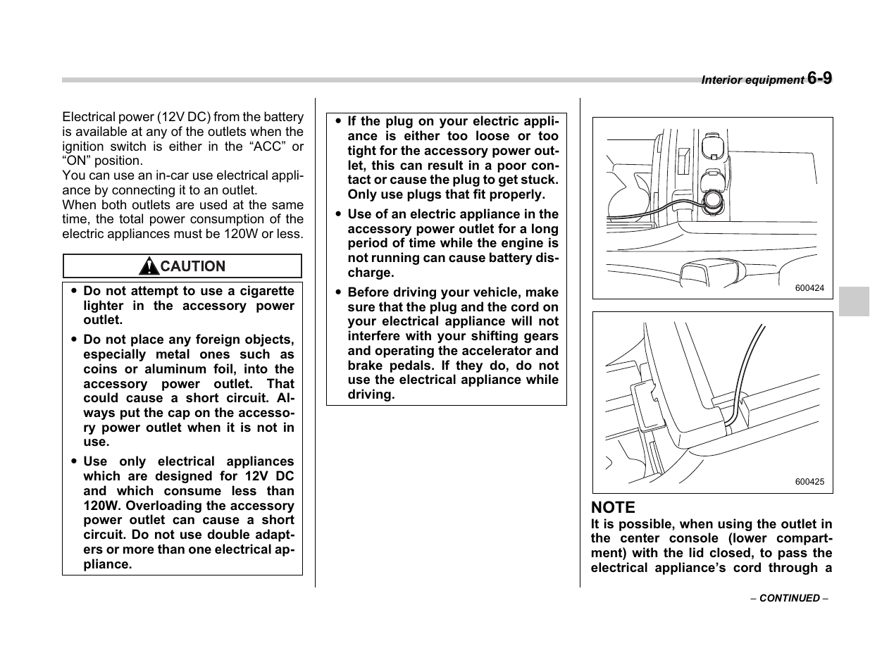 Subaru A3100BE User Manual | Page 205 / 376