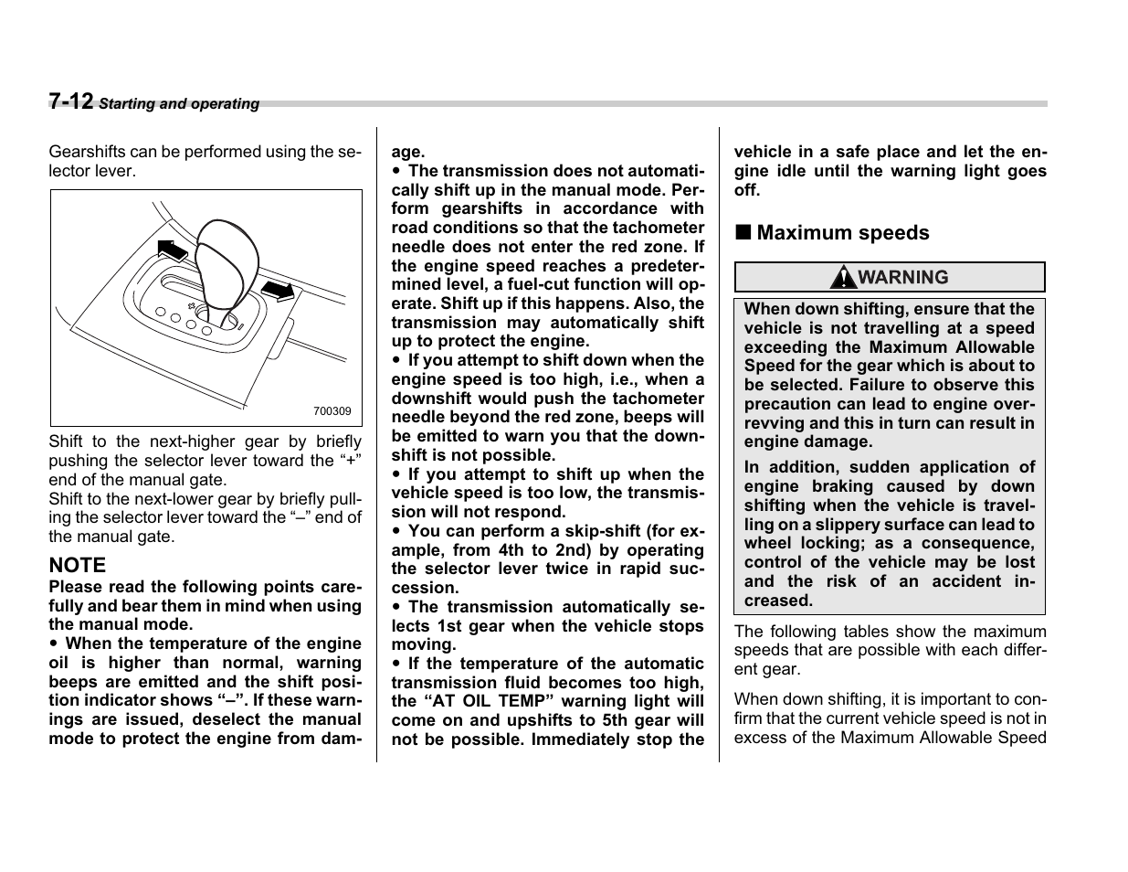 Subaru A3100BE User Manual | Page 226 / 376
