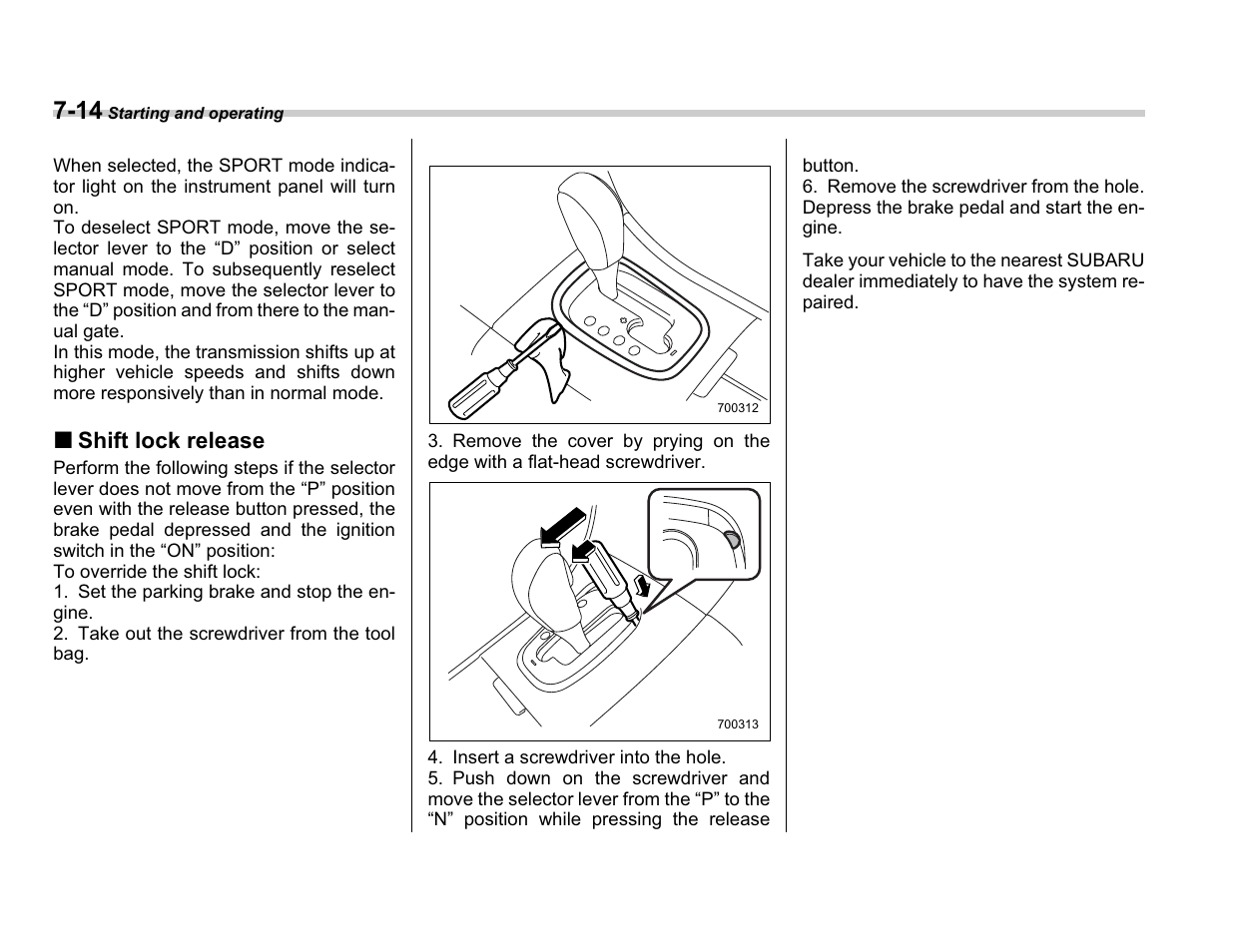 Subaru A3100BE User Manual | Page 228 / 376