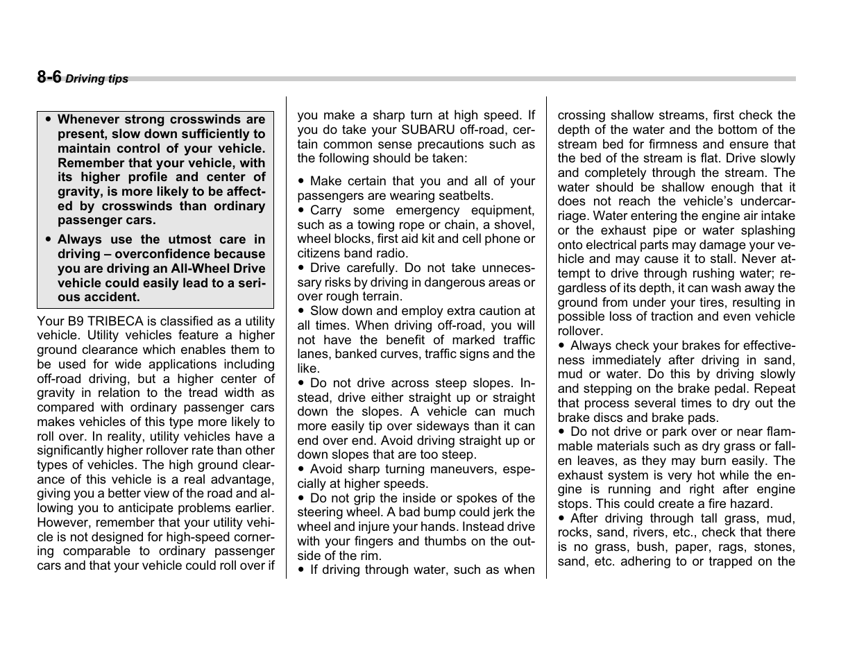 Subaru A3100BE User Manual | Page 250 / 376
