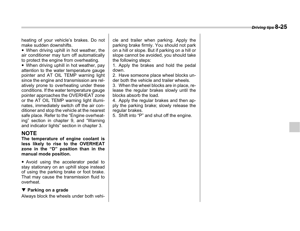 Subaru A3100BE User Manual | Page 269 / 376