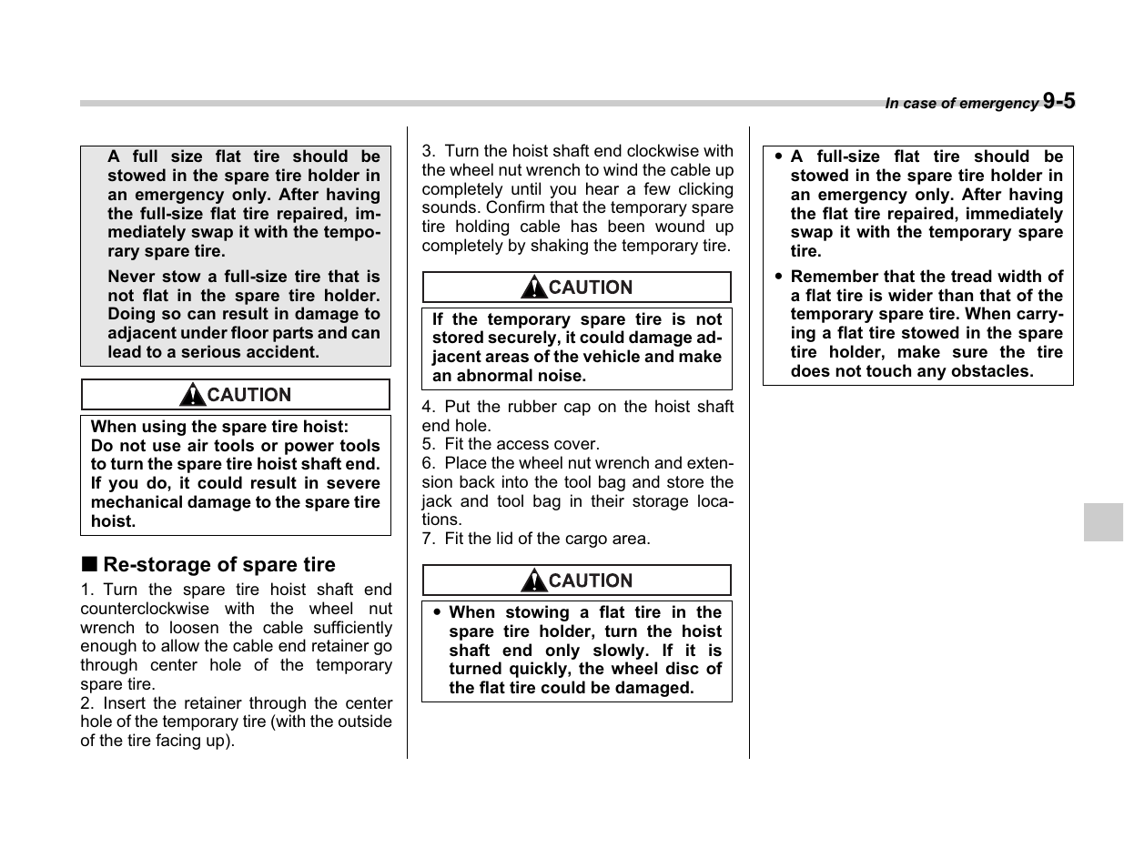 Subaru A3100BE User Manual | Page 275 / 376