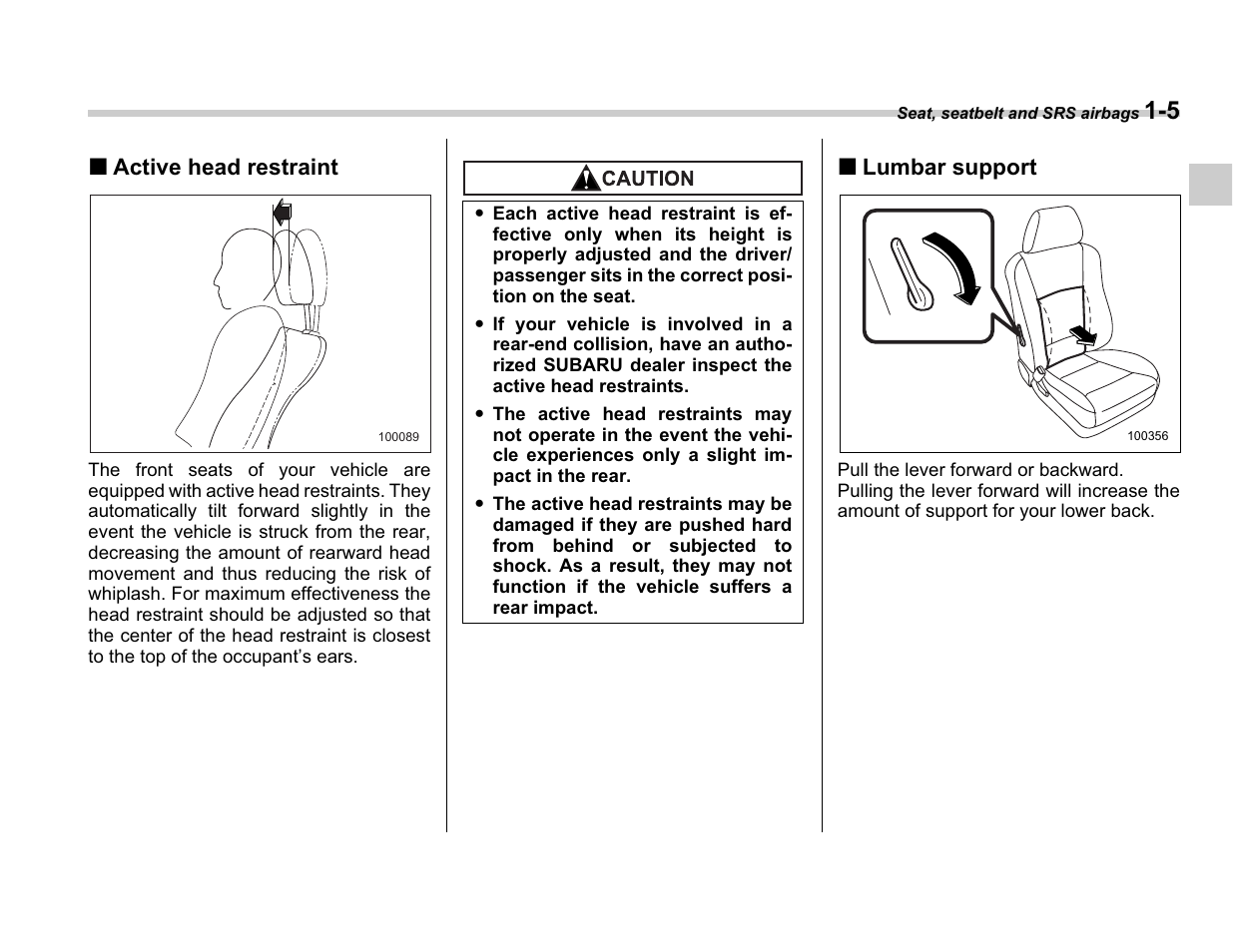 Subaru A3100BE User Manual | Page 29 / 376