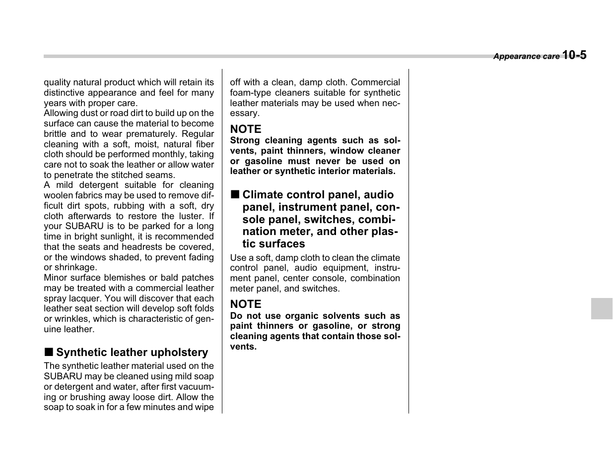 Subaru A3100BE User Manual | Page 295 / 376