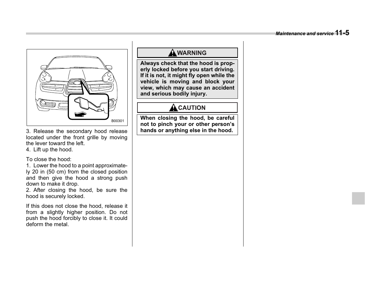 Subaru A3100BE User Manual | Page 301 / 376