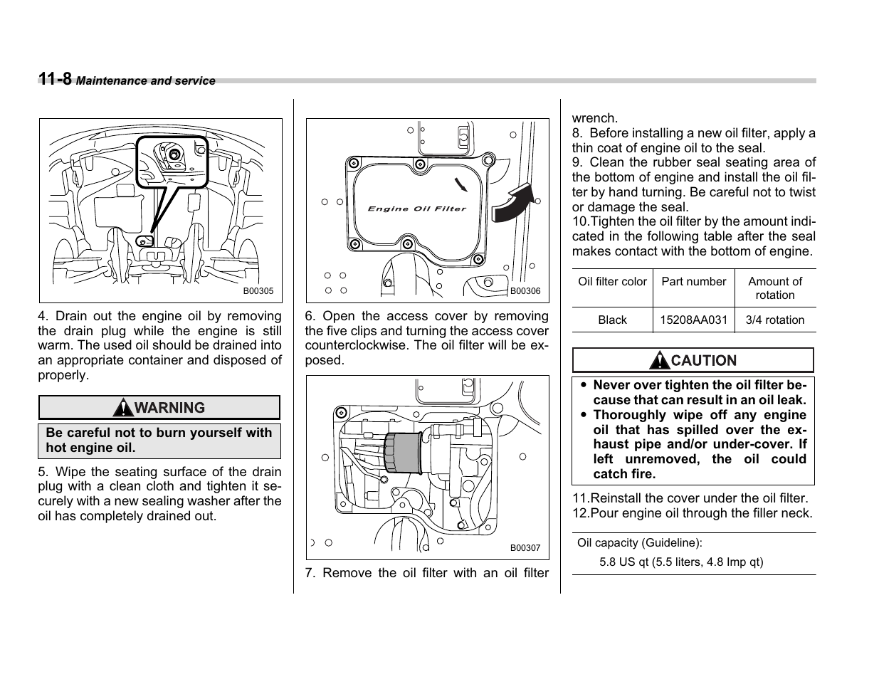 Subaru A3100BE User Manual | Page 304 / 376