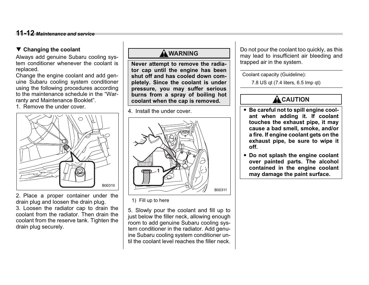 Subaru A3100BE User Manual | Page 308 / 376