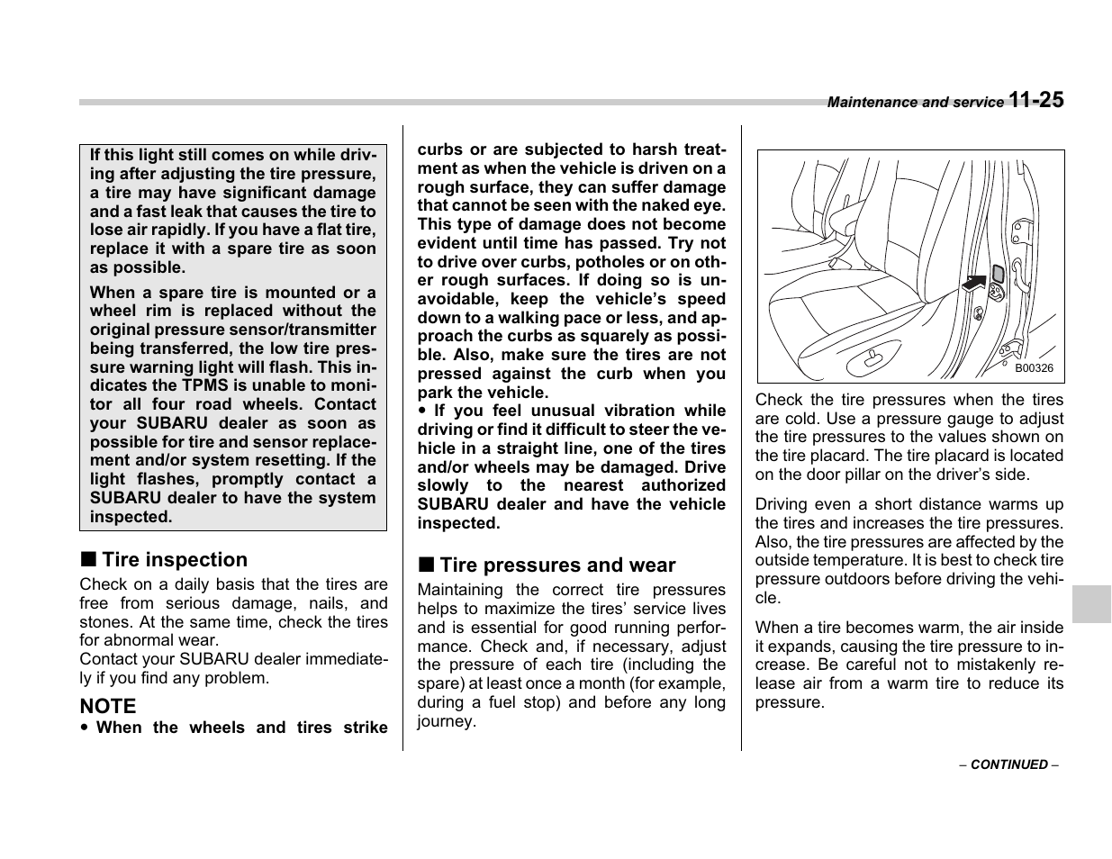 Subaru A3100BE User Manual | Page 321 / 376