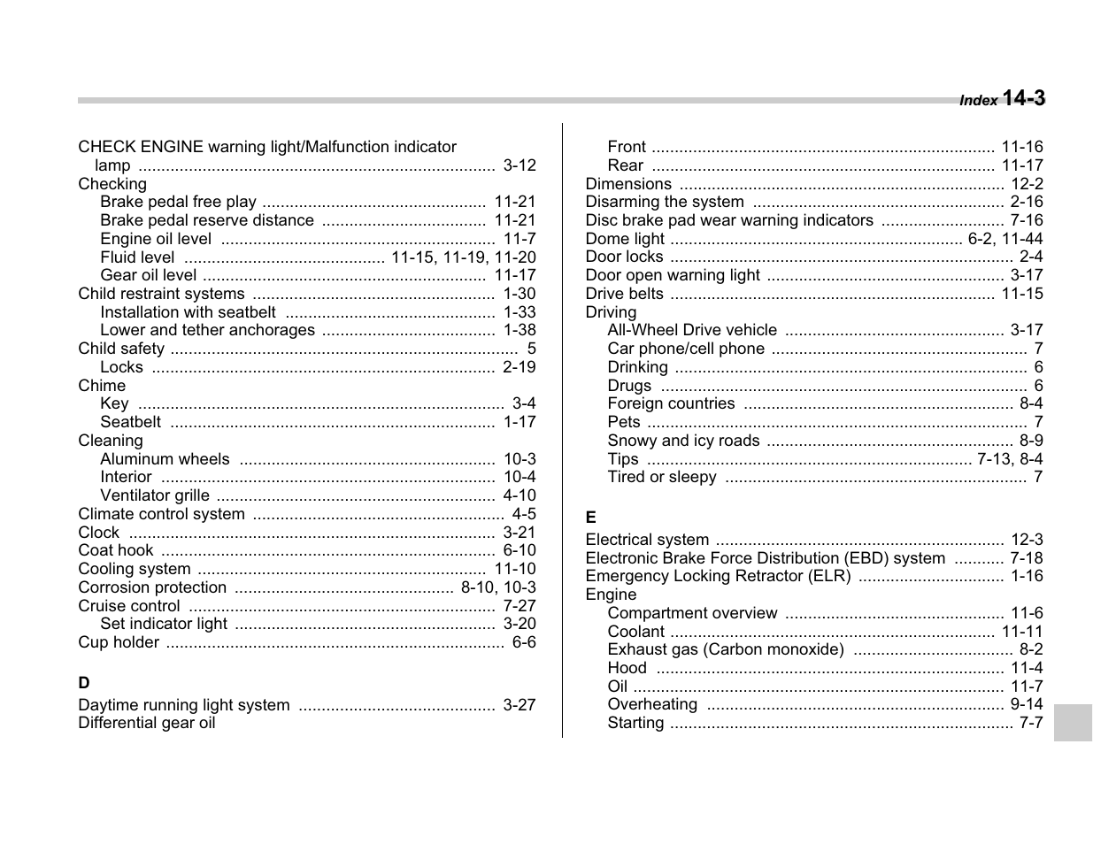 Subaru A3100BE User Manual | Page 369 / 376