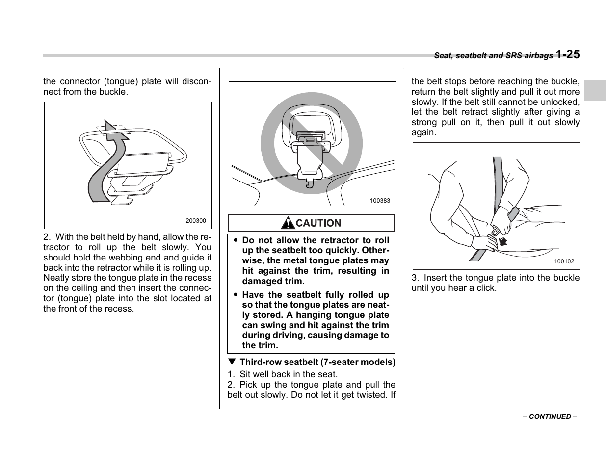 Subaru A3100BE User Manual | Page 49 / 376