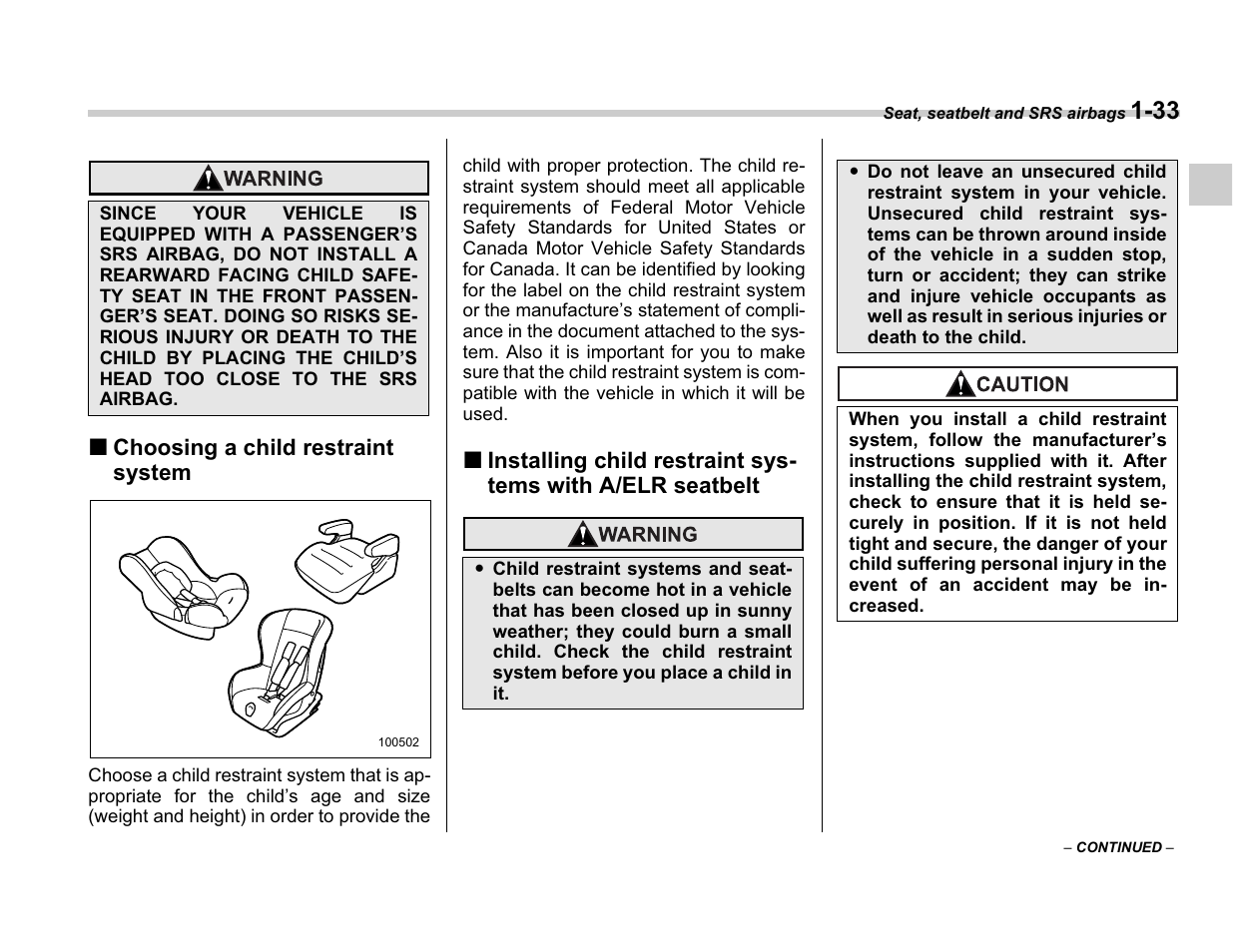 Subaru A3100BE User Manual | Page 57 / 376