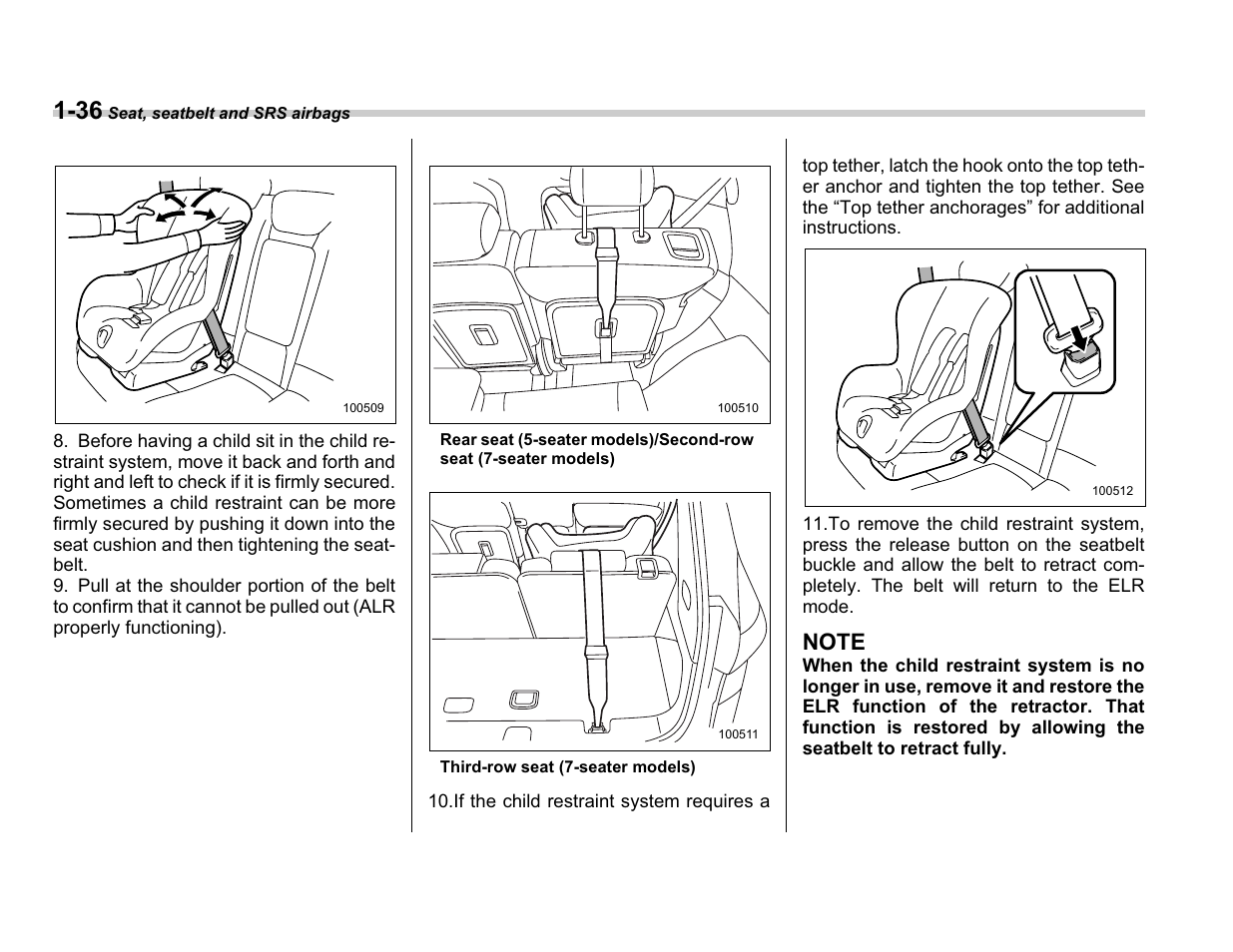 Subaru A3100BE User Manual | Page 60 / 376
