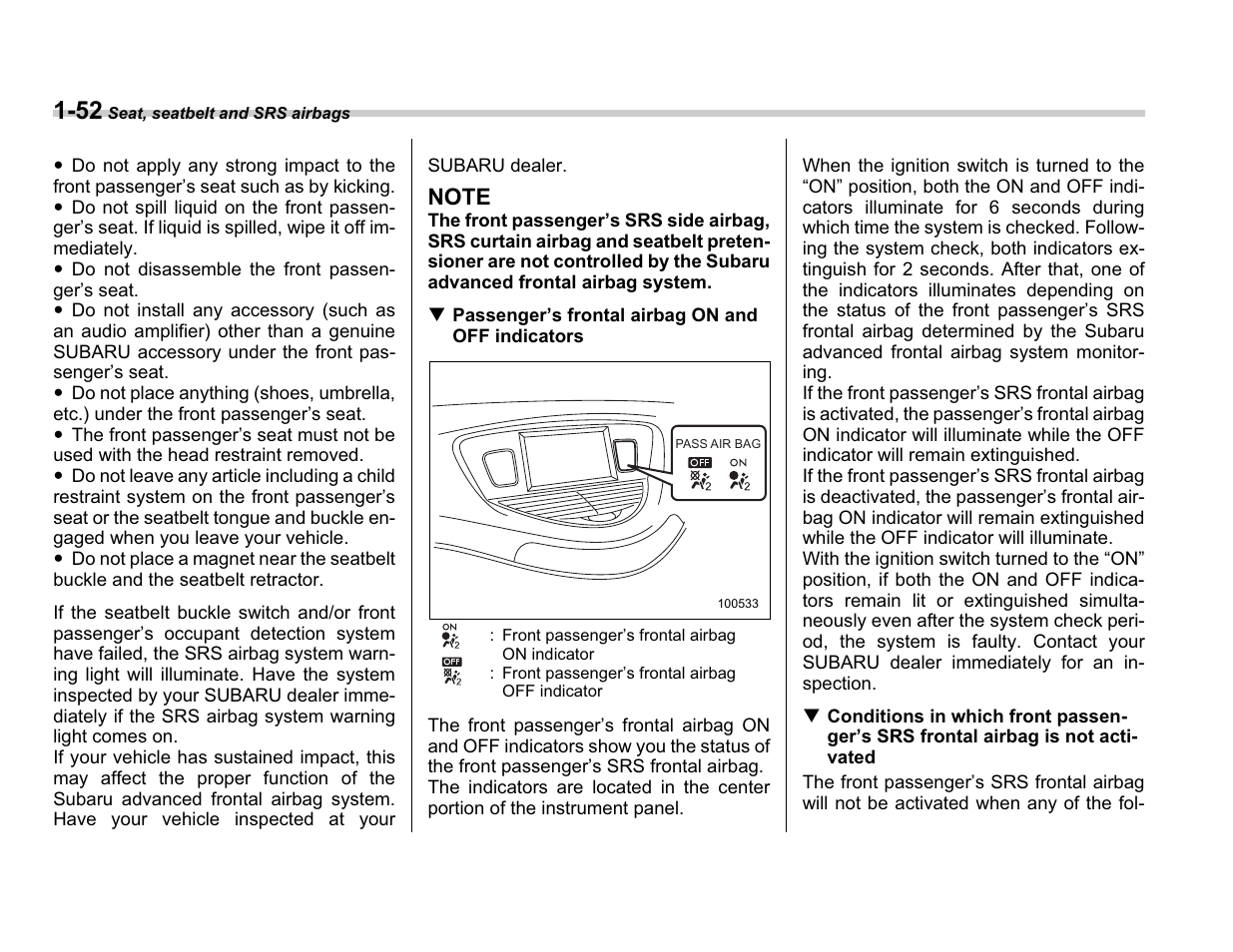 Subaru A3100BE User Manual | Page 76 / 376
