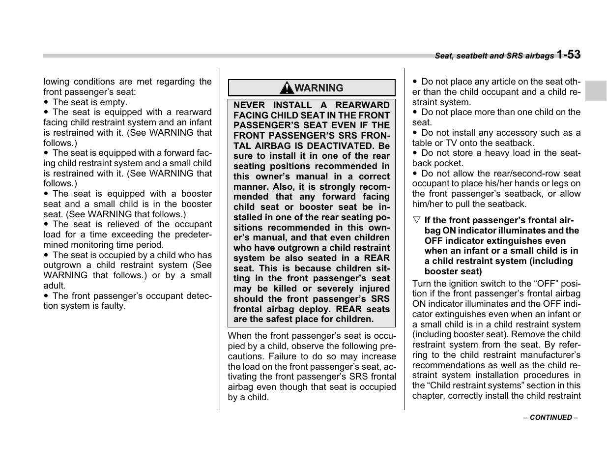 Subaru A3100BE User Manual | Page 77 / 376