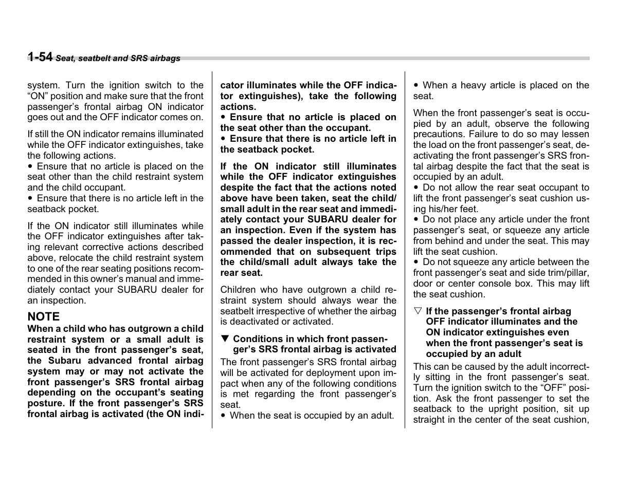 Subaru A3100BE User Manual | Page 78 / 376