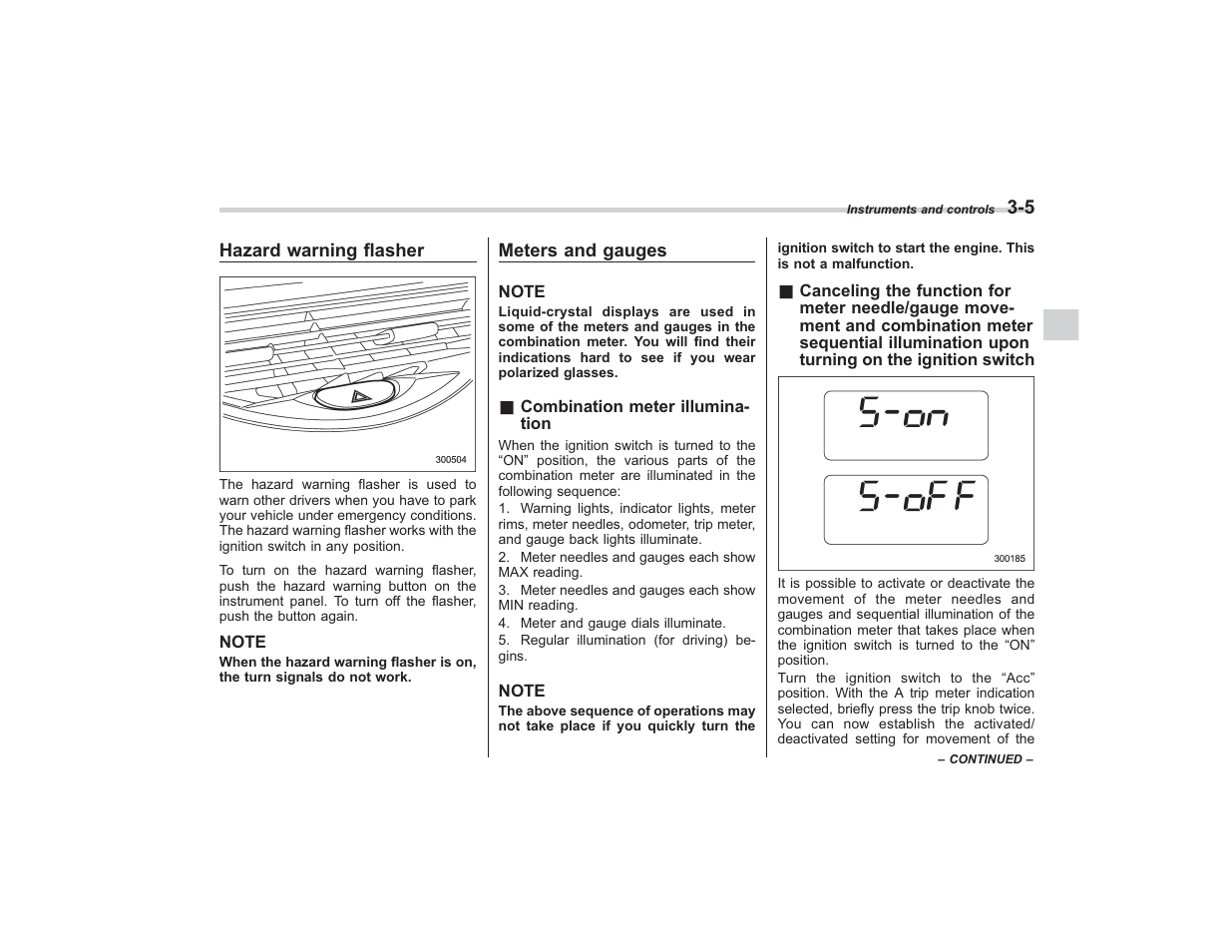 Subaru 2008 TRIBECA User Manual | Page 125 / 409