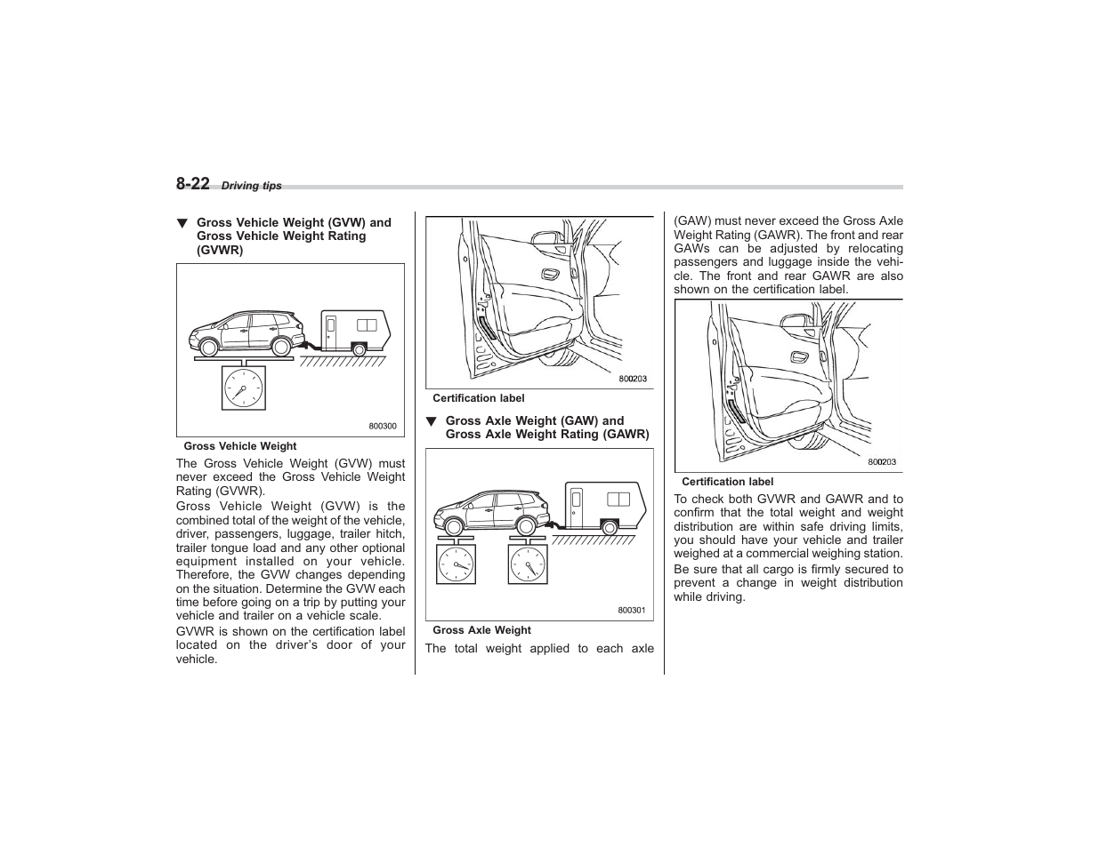 Subaru 2008 TRIBECA User Manual | Page 290 / 409