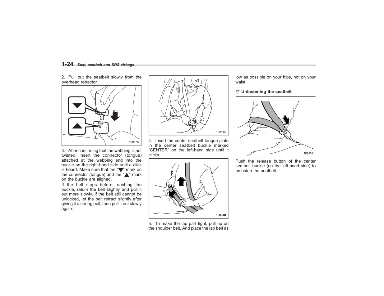 Subaru 2008 TRIBECA User Manual | Page 48 / 409