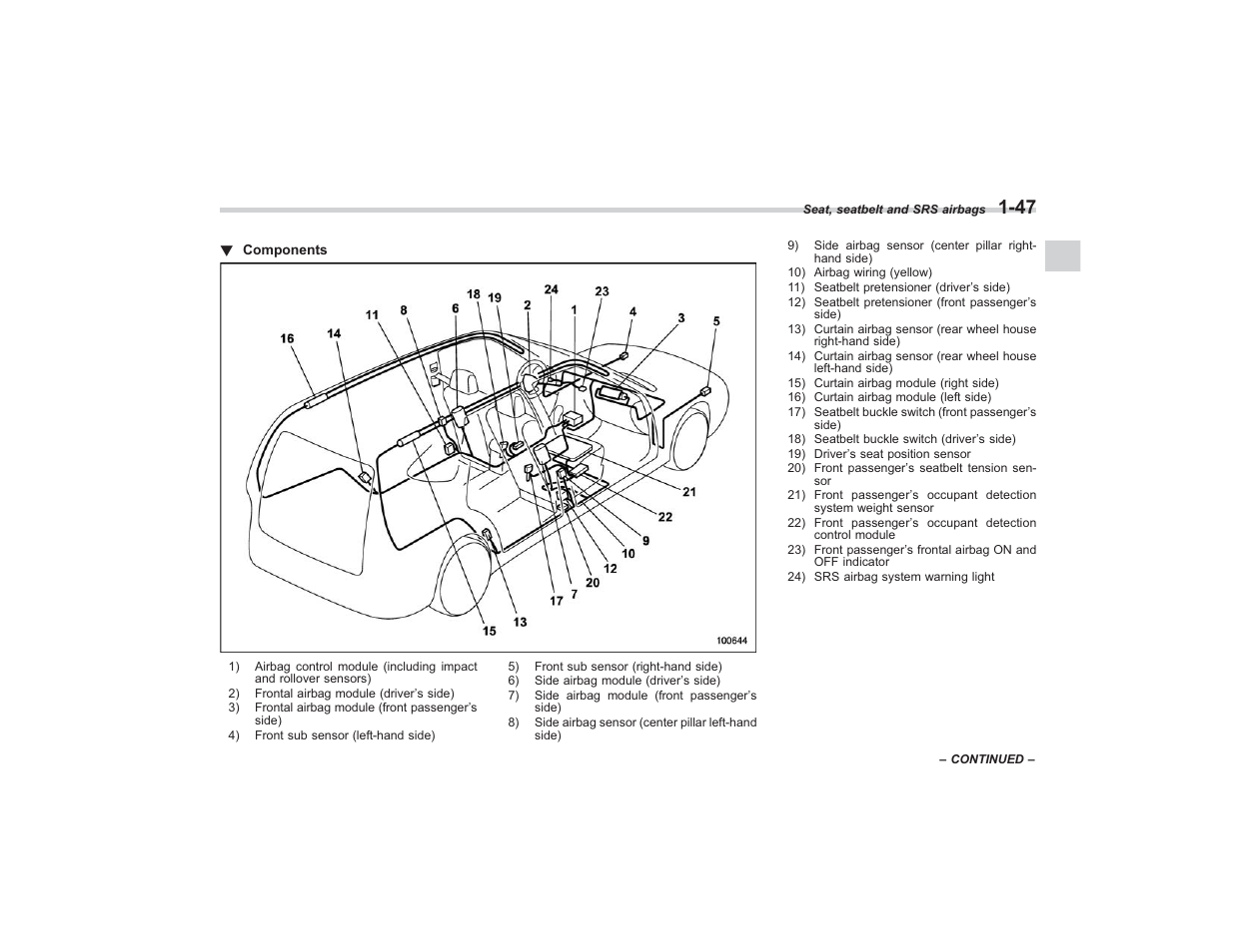 Subaru 2008 TRIBECA User Manual | Page 71 / 409